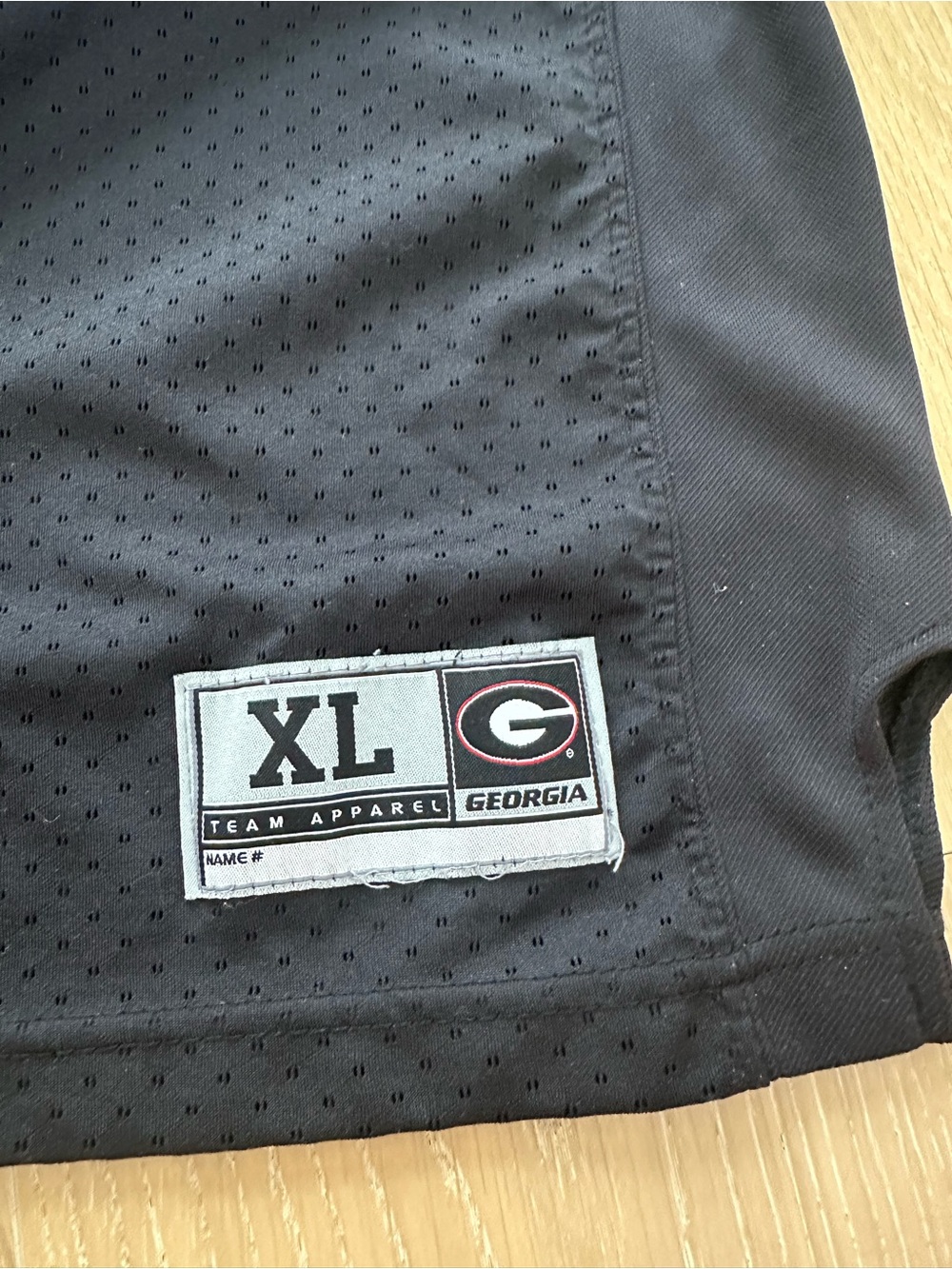 UGA Georgia Football Jersey 11 Kids Size XL Red and Black Athletic Game Day Fit - Picture 5 of 7